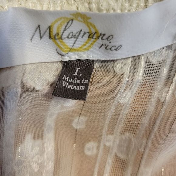 MELOGRANO RICE SHEER TOP - Picture 4 of 5